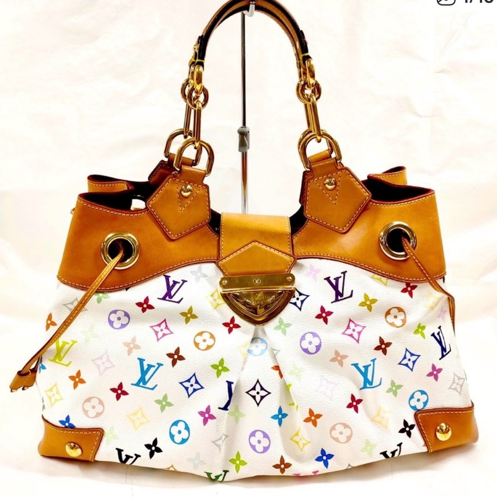 Louis Vuitton Ursula Multicolor Bag. EUC.bright color and clean in and out.